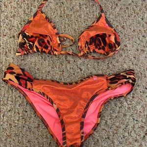 Doll swimwear scrunch bottom bikini